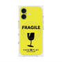 Premium Square Case with MagSafe［ FRAGILE - Yellow ］