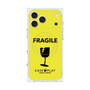 Premium Square Case with MagSafe［ FRAGILE - Yellow ］
