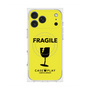 Premium Square Case with MagSafe［ FRAGILE - Yellow ］