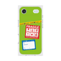 Premium Square Case with MagSafe［ FRAGILE Stickers - Green ］