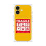 Premium Square Case with MagSafe［ FRAGILE Sticker - Yellow ］