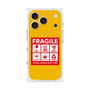 Premium Square Case with MagSafe［ FRAGILE Sticker - Yellow ］