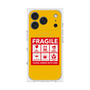Premium Square Case with MagSafe［ FRAGILE Sticker - Yellow ］