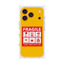 Premium Square Case with MagSafe［ FRAGILE Sticker - Yellow ］