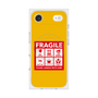Premium Square Case with MagSafe［ FRAGILE Sticker - Yellow ］