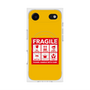 Premium Square Case with MagSafe［ FRAGILE Sticker - Yellow ］