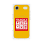 Premium Square Case with MagSafe［ FRAGILE Sticker - Yellow ］
