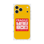 Premium Square Case with MagSafe［ FRAGILE Sticker - Yellow ］