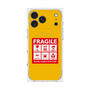 Premium Square Case with MagSafe［ FRAGILE Sticker - Yellow ］