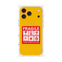 Premium Square Case with MagSafe［ FRAGILE Sticker - Yellow ］