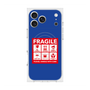 Premium Square Case with MagSafe［ FRAGILE Sticker - Blue ］