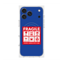 Premium Square Case with MagSafe［ FRAGILE Sticker - Blue ］