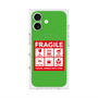Premium Square Case with MagSafe［ FRAGILE Sticker - Green ］
