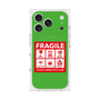 Premium Square Case with MagSafe［ FRAGILE Sticker - Green ］