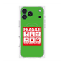 Premium Square Case with MagSafe［ FRAGILE Sticker - Green ］