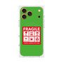 Premium Square Case with MagSafe［ FRAGILE Sticker - Green ］