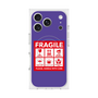 Premium Square Case with MagSafe［ FRAGILE Sticker - Purple ］