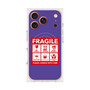 Premium Square Case with MagSafe［ FRAGILE Sticker - Purple ］