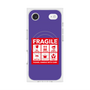 Premium Square Case with MagSafe［ FRAGILE Sticker - Purple ］