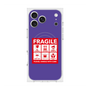 Premium Square Case with MagSafe［ FRAGILE Sticker - Purple ］