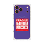 Premium Square Case with MagSafe［ FRAGILE Sticker - Purple ］