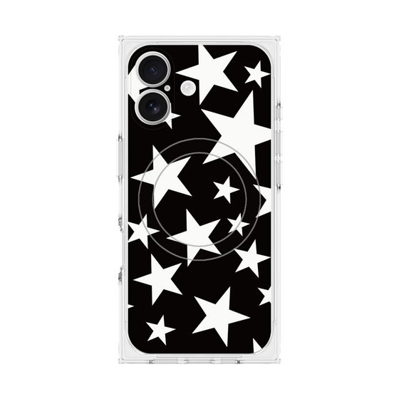 Premium Square Case with MagSafe［ Stars - Black ］