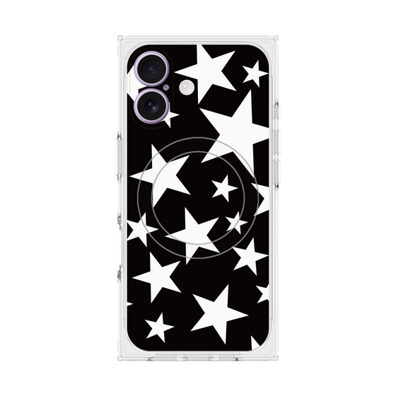 Premium Square Case with MagSafe［ Stars - Black ］