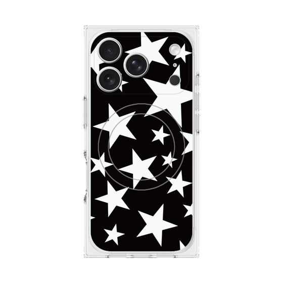 Premium Square Case with MagSafe［ Stars - Black ］