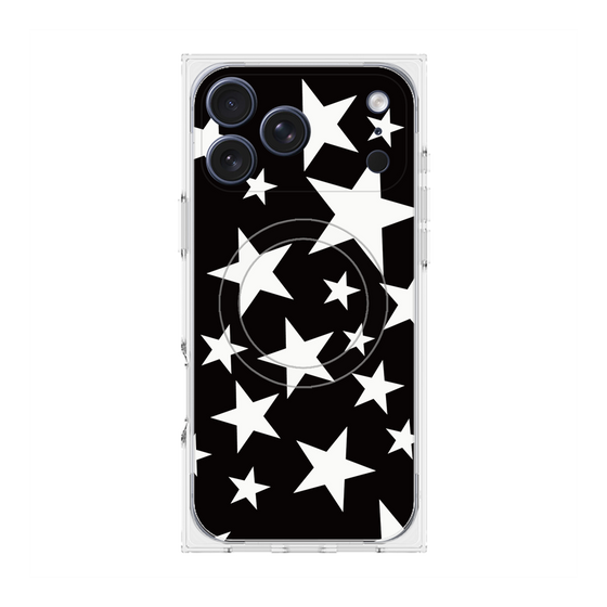 Premium Square Case with MagSafe［ Stars - Black ］