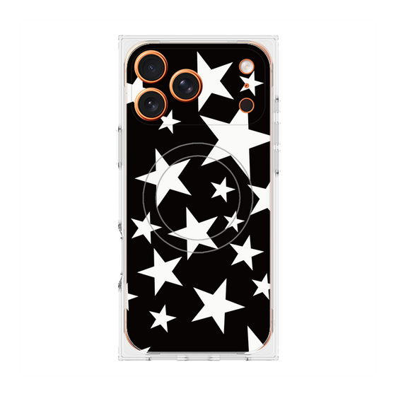Premium Square Case with MagSafe［ Stars - Black ］
