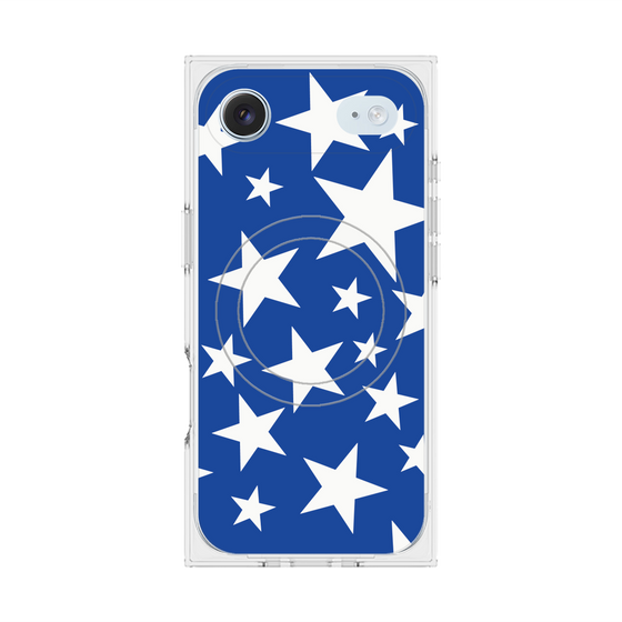 Premium Square Case with MagSafe［ Stars - Blue ］