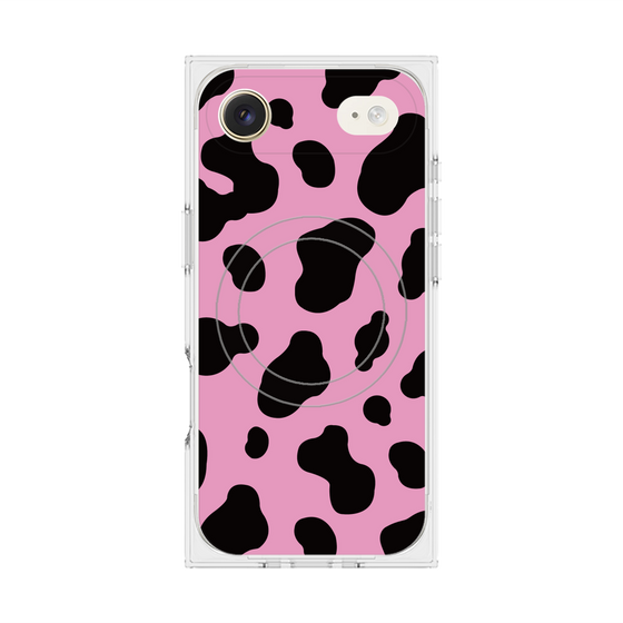 Premium Square Case with MagSafe［ Cow - Pink ］