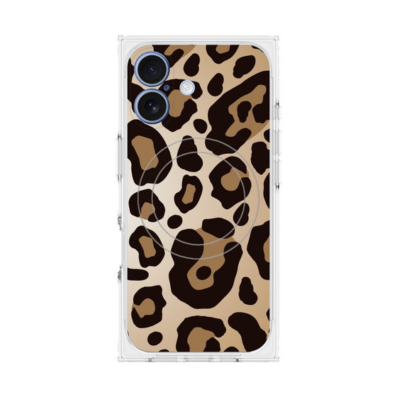 Premium Square Case with MagSafe［ Leopard - Yellow ］