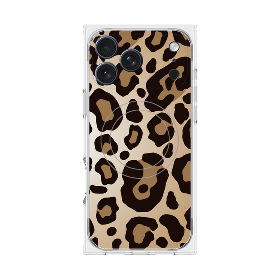 Premium Square Case with MagSafe［ Leopard - Yellow ］