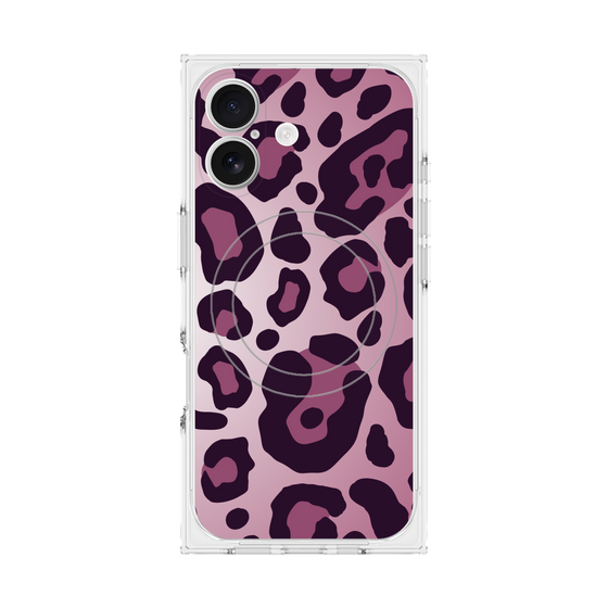 Premium Square Case with MagSafe［ Leopard - Pink ］