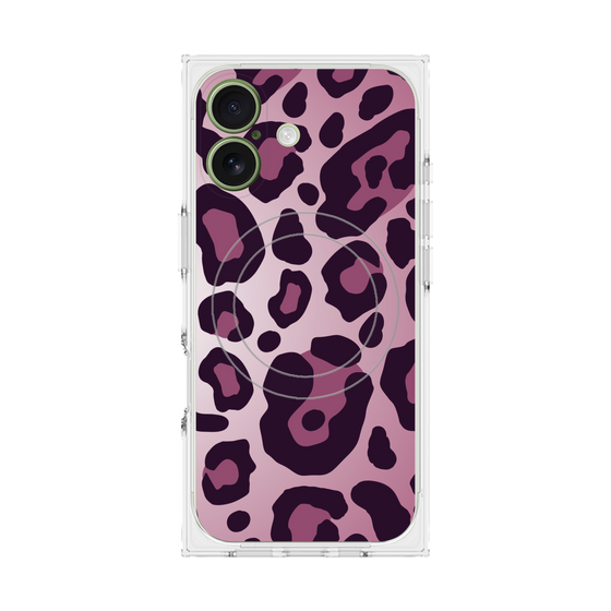 Premium Square Case with MagSafe［ Leopard - Pink ］