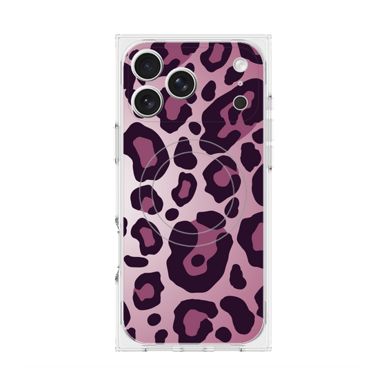 Premium Square Case with MagSafe［ Leopard - Pink ］