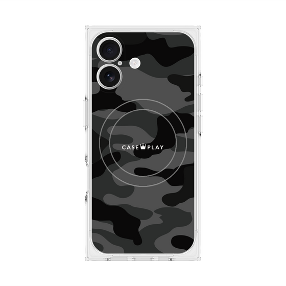 Premium Square Case with MagSafe［ Camouflage - Black ］