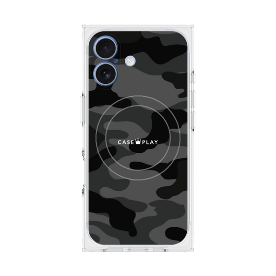 Premium Square Case with MagSafe［ Camouflage - Black ］