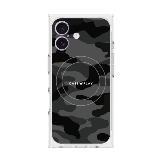 Premium Square Case with MagSafe［ Camouflage - Black ］