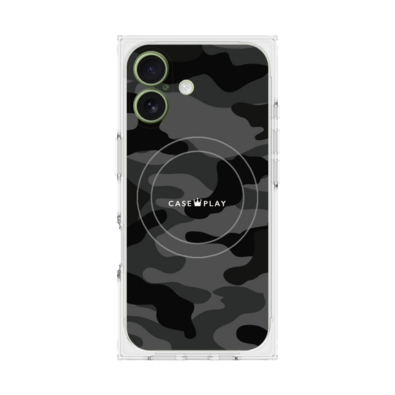 Premium Square Case with MagSafe［ Camouflage - Black ］