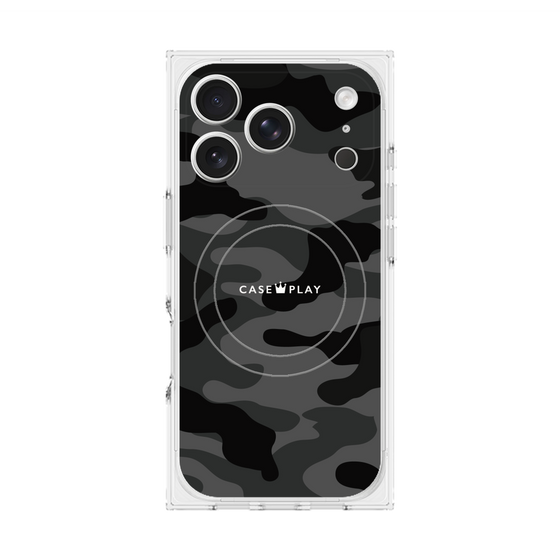 Premium Square Case with MagSafe［ Camouflage - Black ］