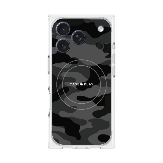 Premium Square Case with MagSafe［ Camouflage - Black ］