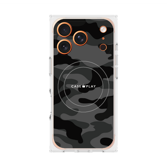Premium Square Case with MagSafe［ Camouflage - Black ］