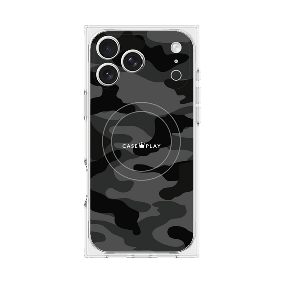 Premium Square Case with MagSafe［ Camouflage - Black ］