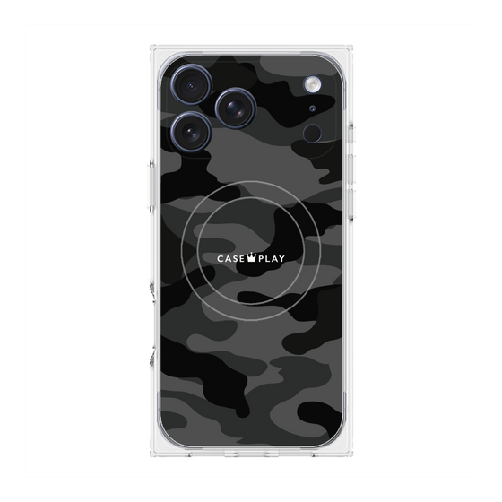 Premium Square Case with MagSafe［ Camouflage - Black ］