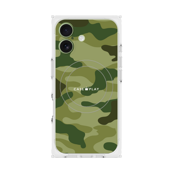 Premium Square Case with MagSafe［ Camouflage - Green ］