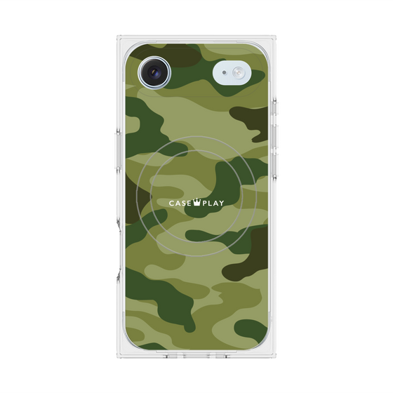 Premium Square Case with MagSafe［ Camouflage - Green ］