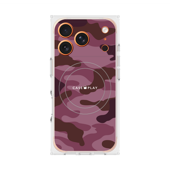 Premium Square Case with MagSafe［ Camouflage - Pink ］