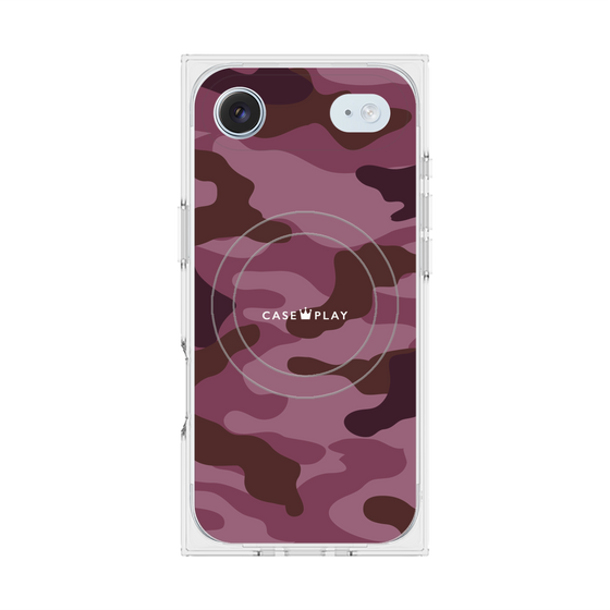 Premium Square Case with MagSafe［ Camouflage - Pink ］